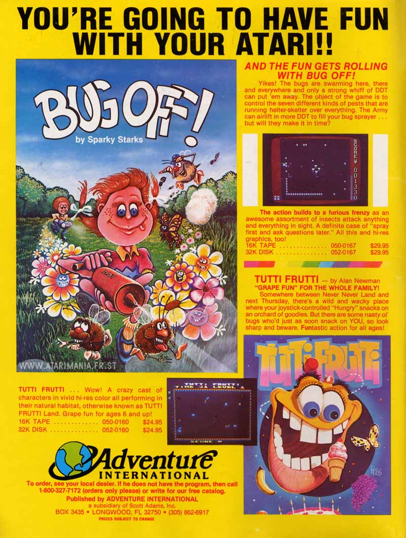 You're going to have fun with your Atari!! · 1983
