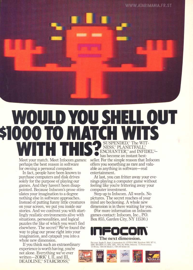 Would you shell out $1000 to match wits with this? · 1983