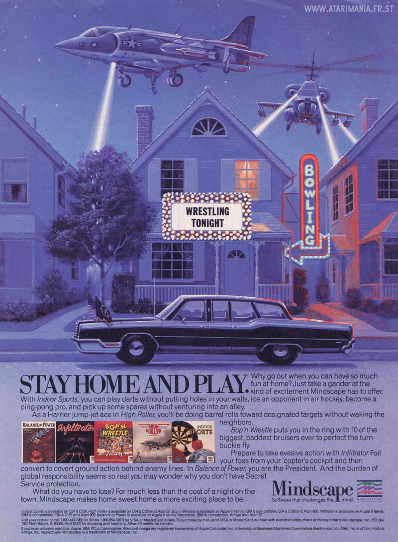 Stay home and play. · 1987