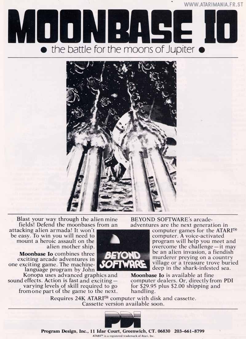 Moonbase Io · 1982