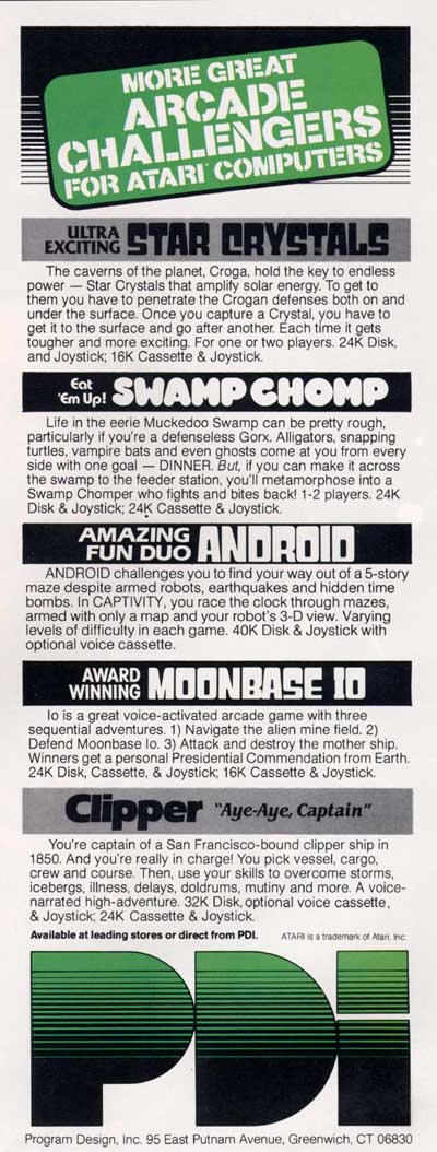 PDI: Arcade Challengers · 1983