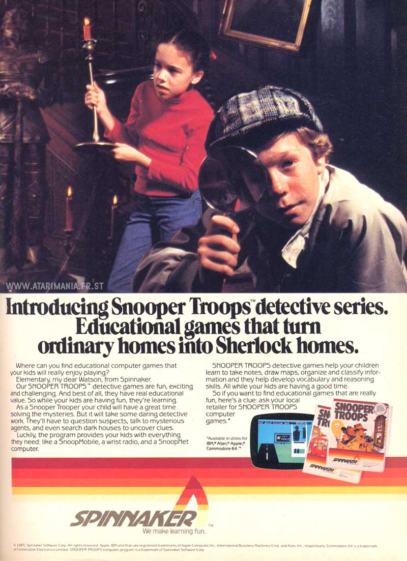 Introducing Snooper Troops detective series. · 1983