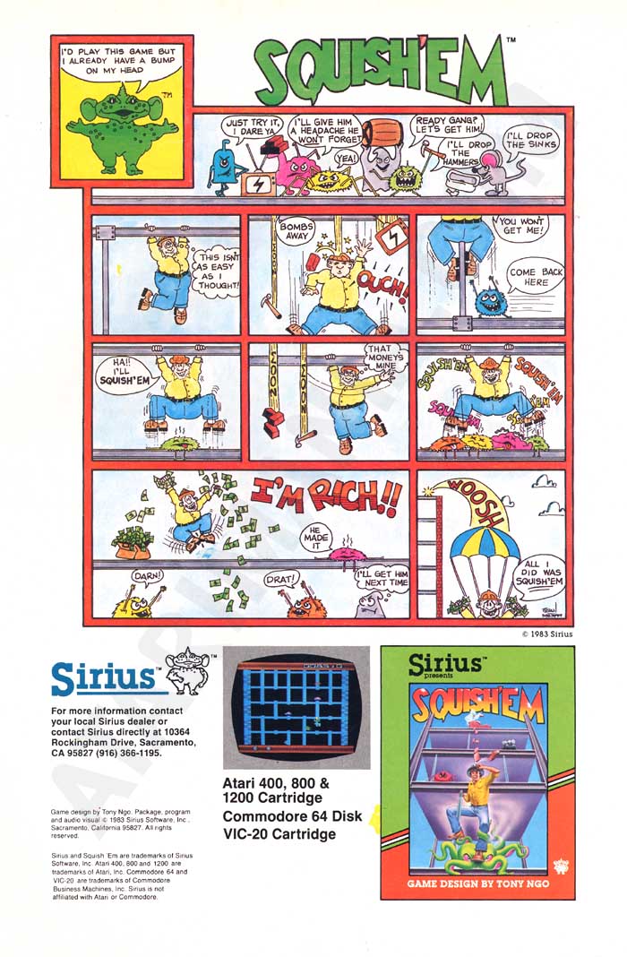 Squish'em! · 1983