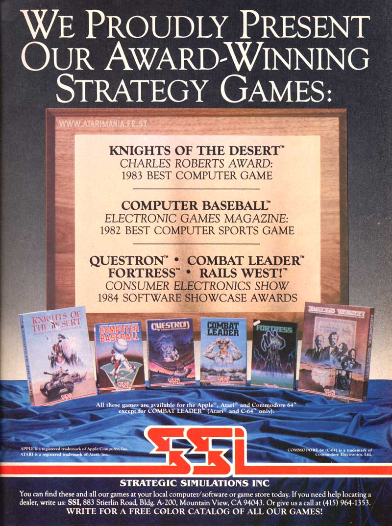 We Proudly Present Our Award-Winning · 1984