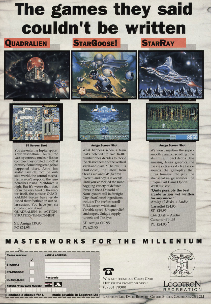 The Games They Said Couldn't Be Written · 1988