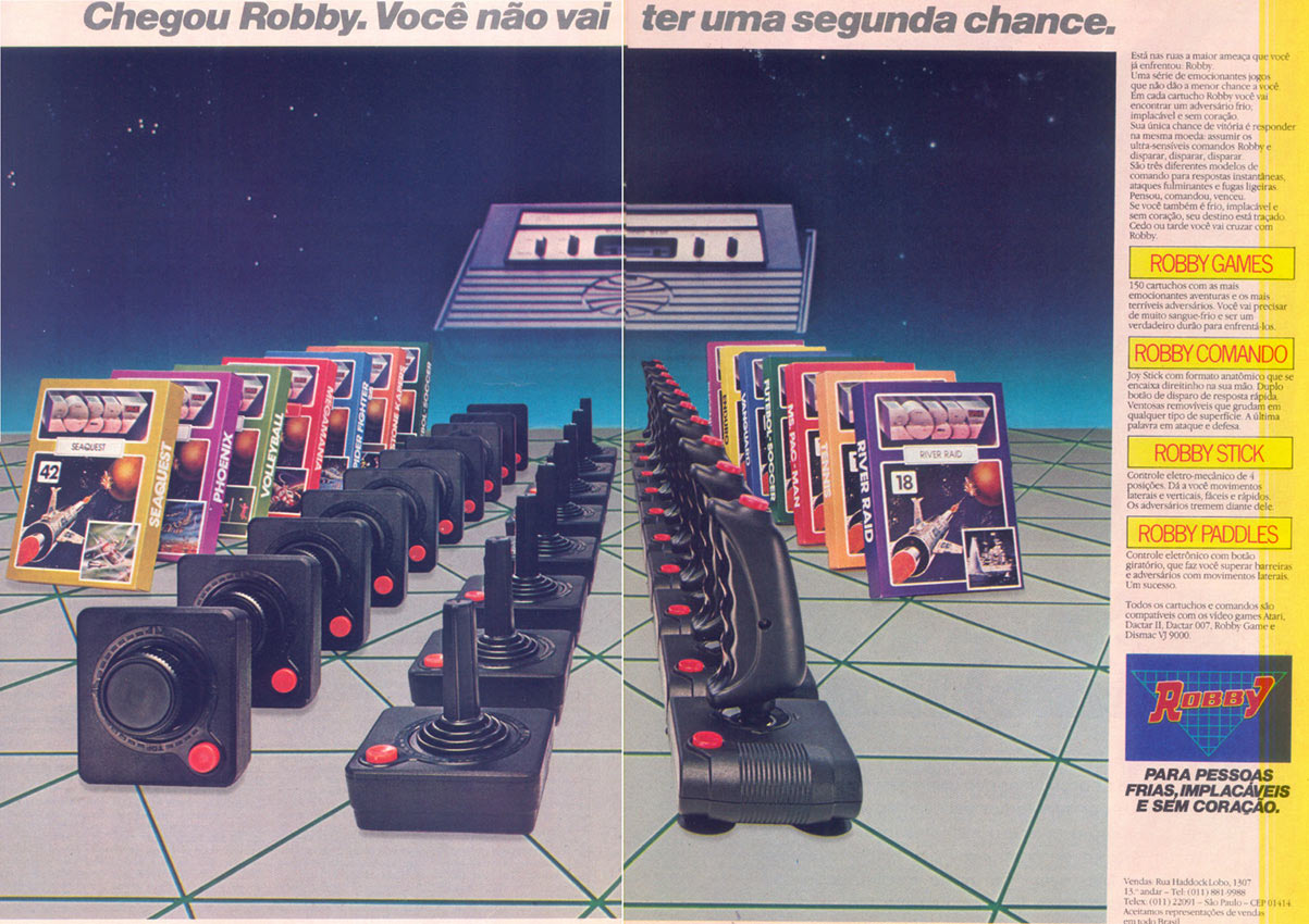 Chegou Robby.