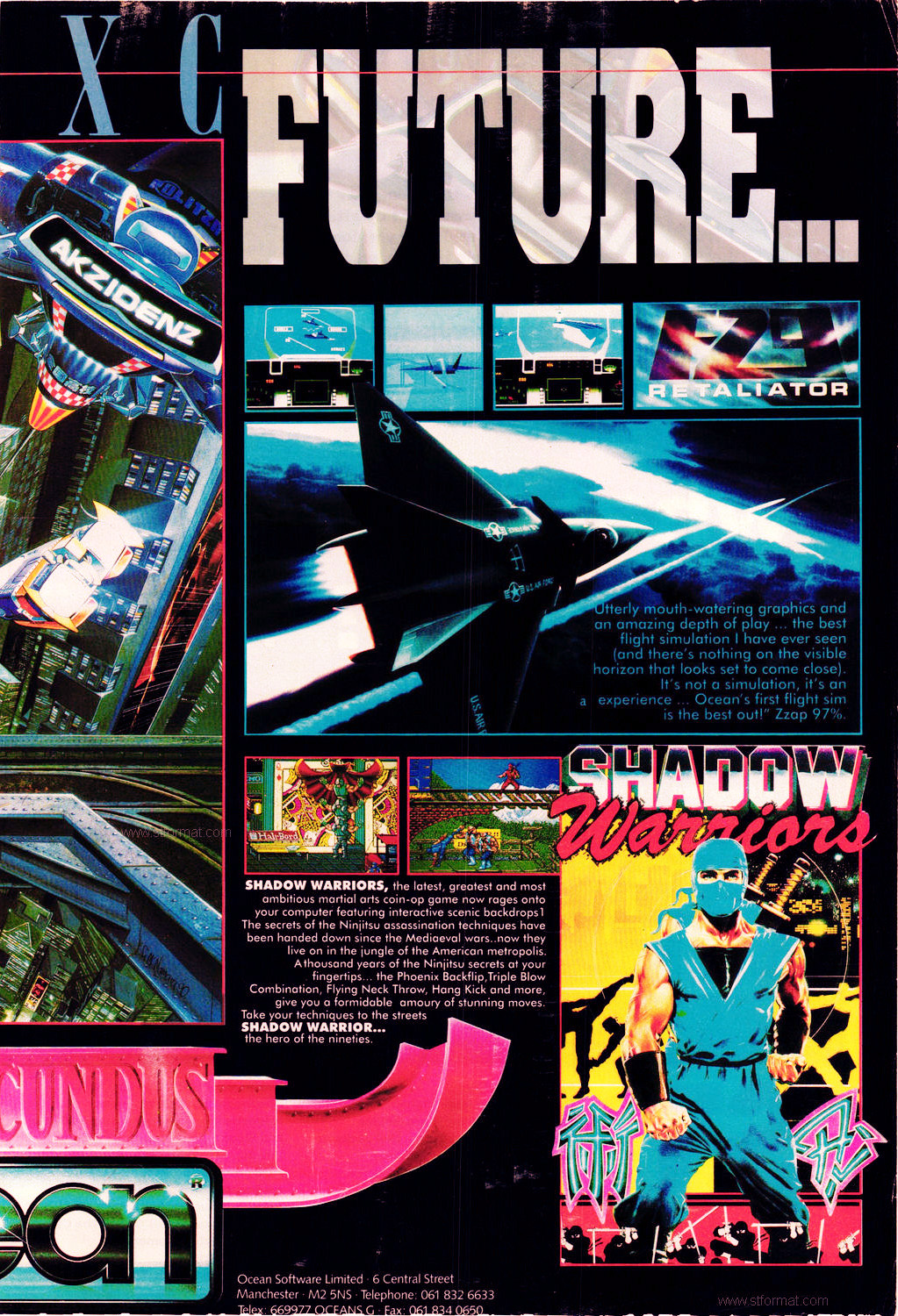Sly Spy Secret Agent / Chase HQ / Rainbow Islands / F-29 Retaliator / Shadow Warriors · page 2/2 · 1990