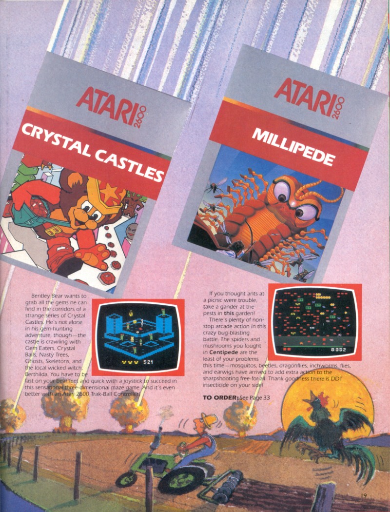 Stargate / Crystal Castles / Millipede · page 2/2 · 1984