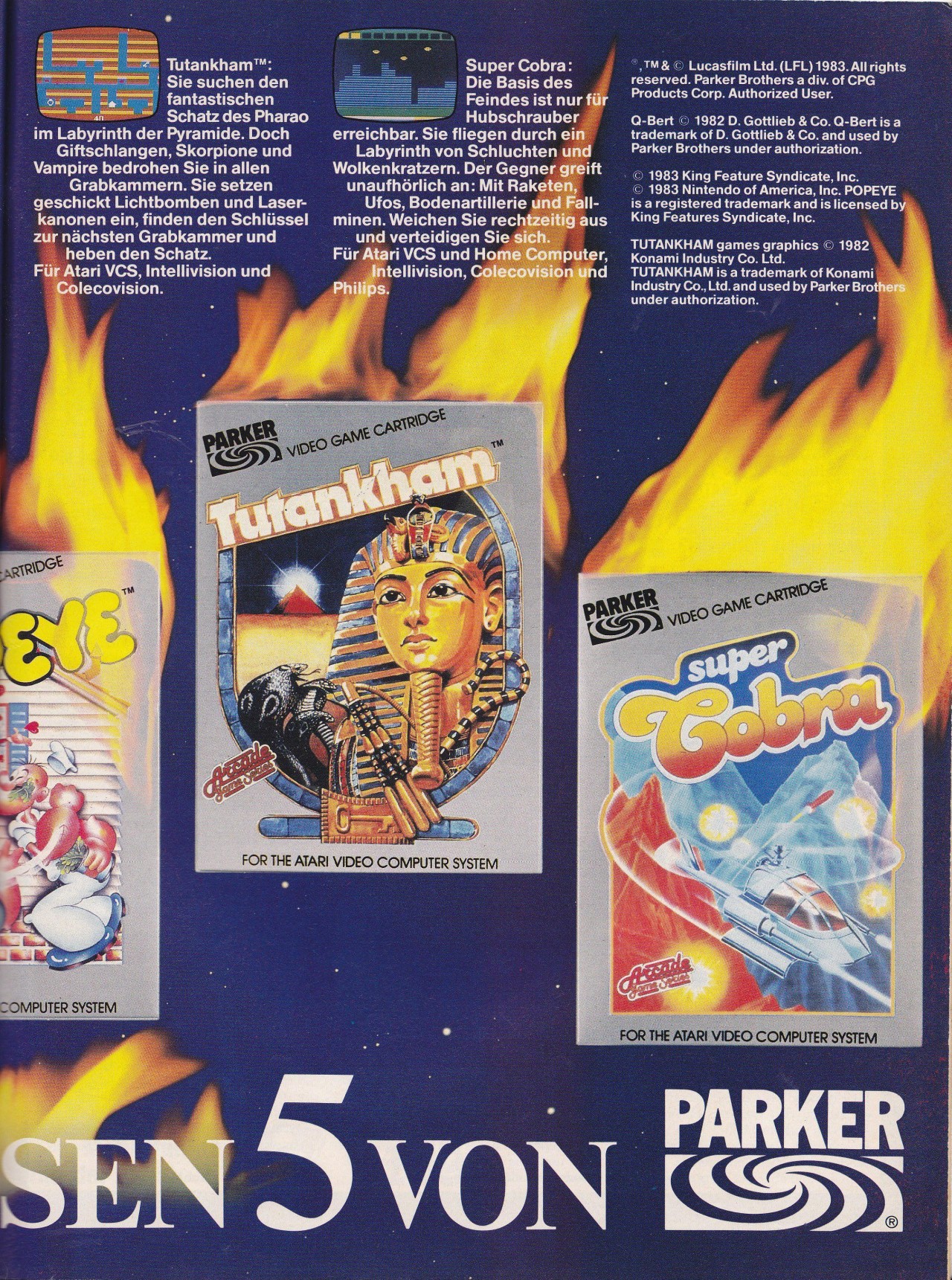 Die superheissen 5 von Parker. · page 2/2 · 1983