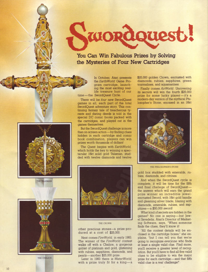 SwordQuest - EarthWorld · page 1/2 · 1982