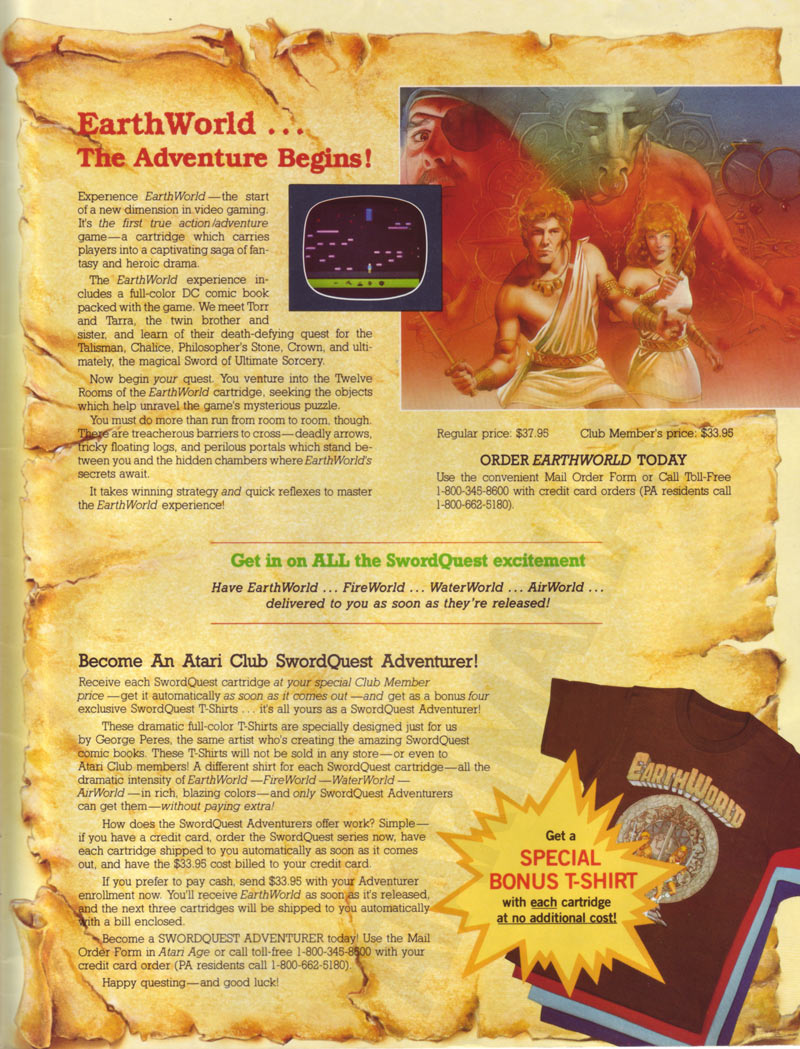 SwordQuest - EarthWorld · page 2/2 · 1982