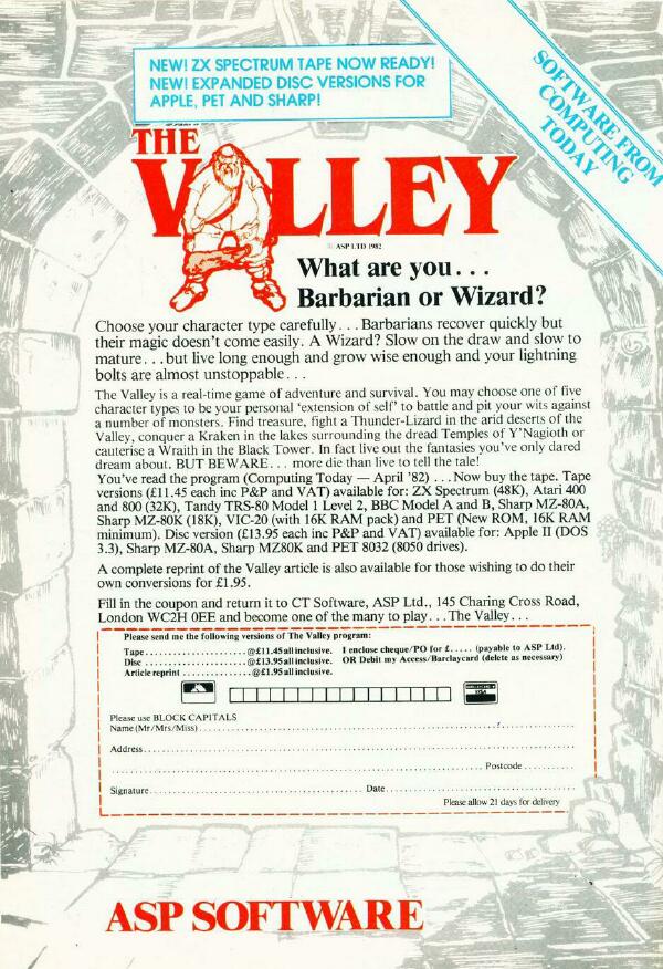 The Valley · 1982