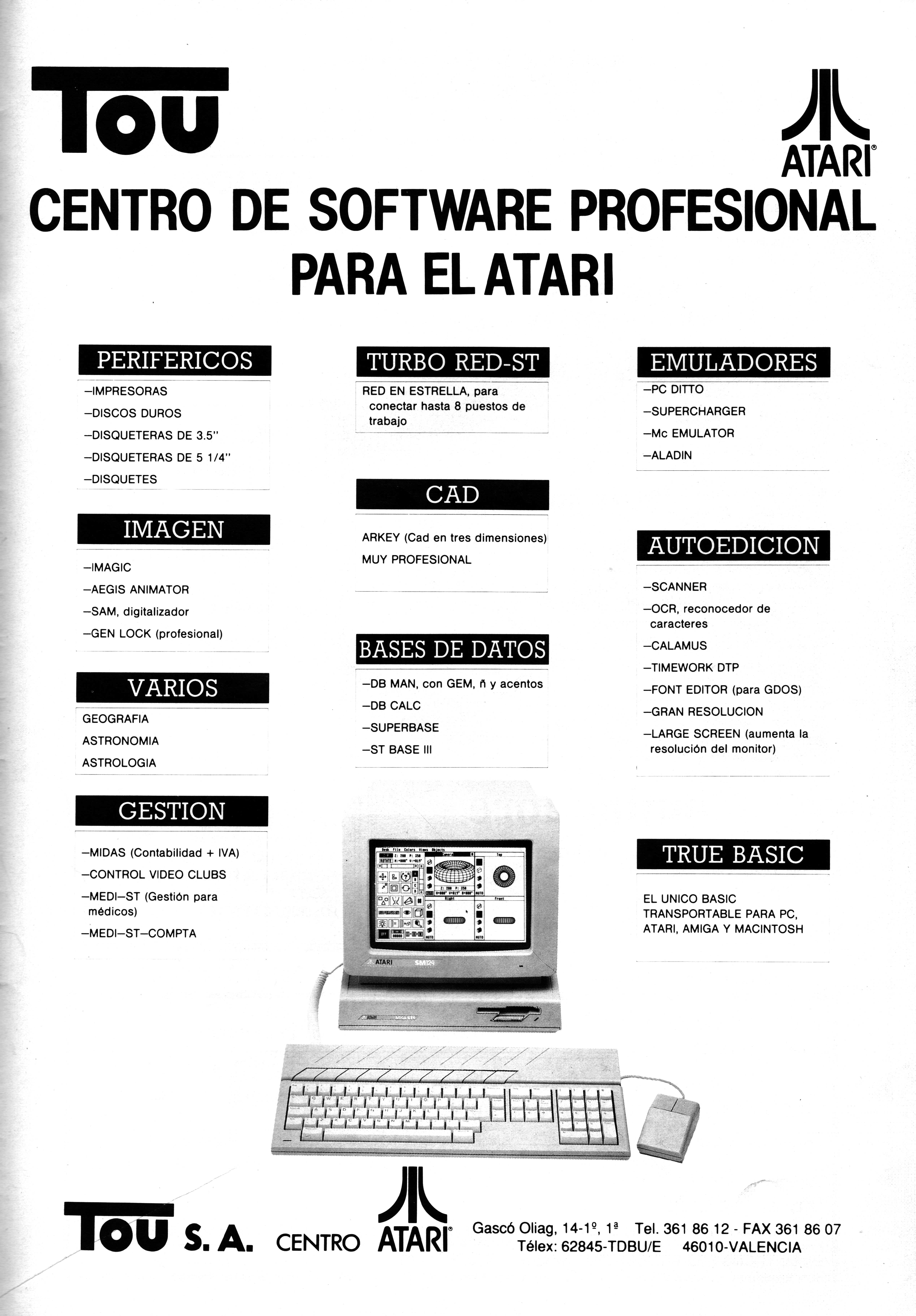 Centro de Software Profesional para el Atari