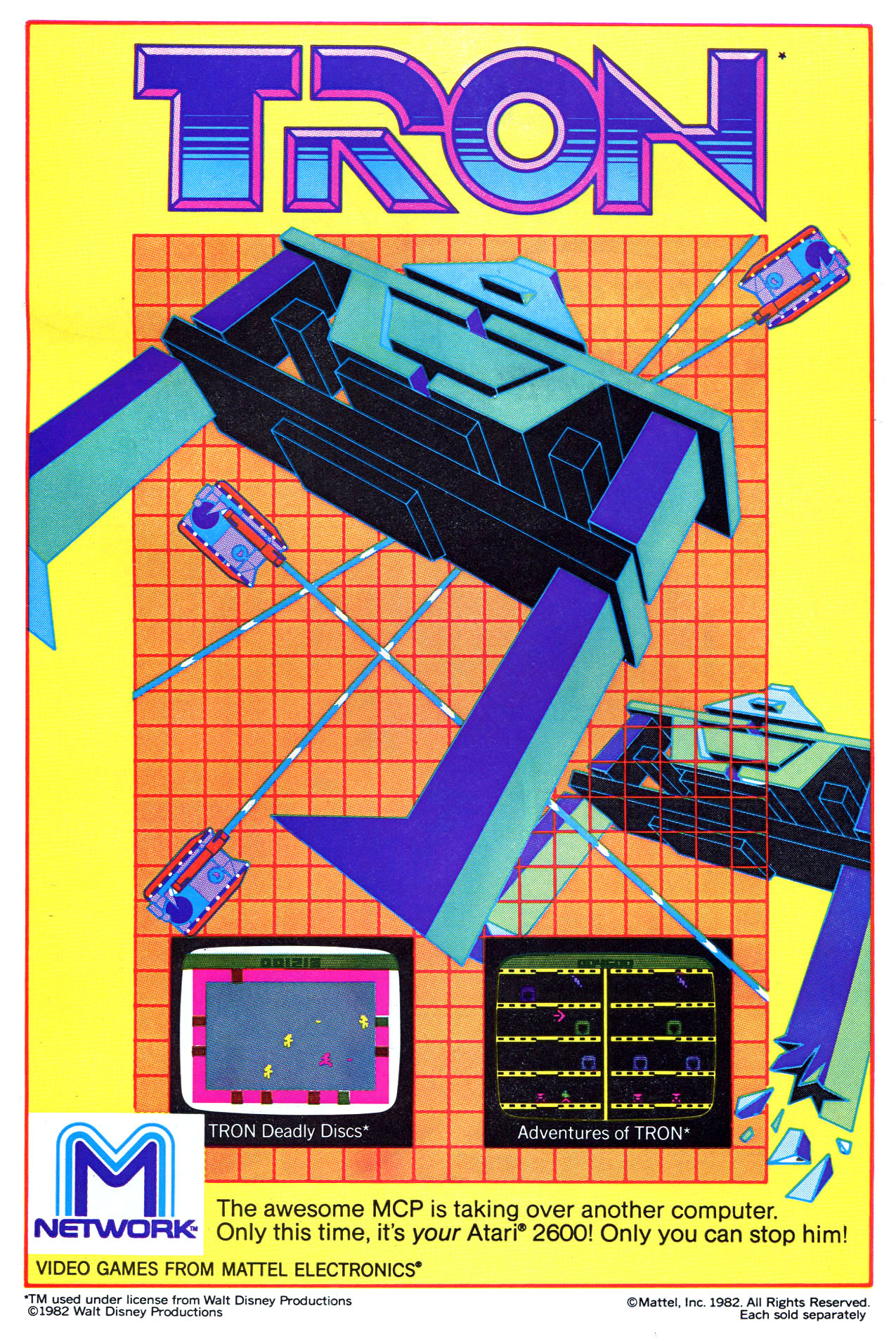 TRON - Deadly Discs / Adventures of TRON · 1982