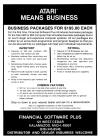 Payroll Package Atari ad