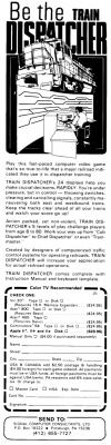 Train Dispatcher Atari ad
