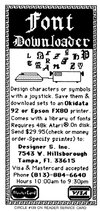 Design characters or symbols with a joystick.