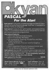 Kyan Pascal - Programming Utility Toolkit Atari ad
