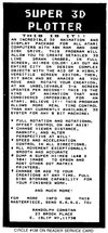 Super 3D Plotter II Atari ad