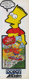 Simpsons - Bart vs the Space Mutants (The) Atari ad