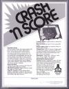 Crash 'N Score Atari ad
