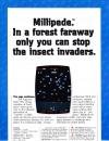 Millipede Atari ad