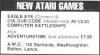 Eagle Eye Atari ad