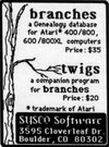Twigs Atari ad