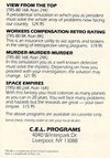 View from the Top Atari ad