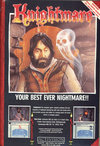 Knightmare - The Computer Game Atari ad