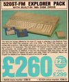 Atari 520STfm Explorer Pack Atari ad