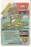 Frogger Atari ad