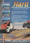 Hard Drivin' Atari ad