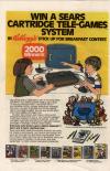 Win a Sears Cartridge Tele-Games System.