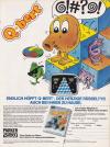 Q*bert Atari ad