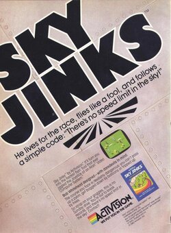 Sky Jinks Atari ad