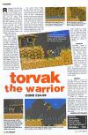 Torvak the Warrior Atari review