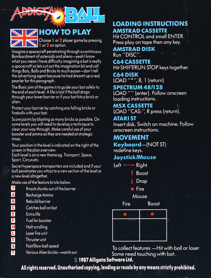 Instructions page 1