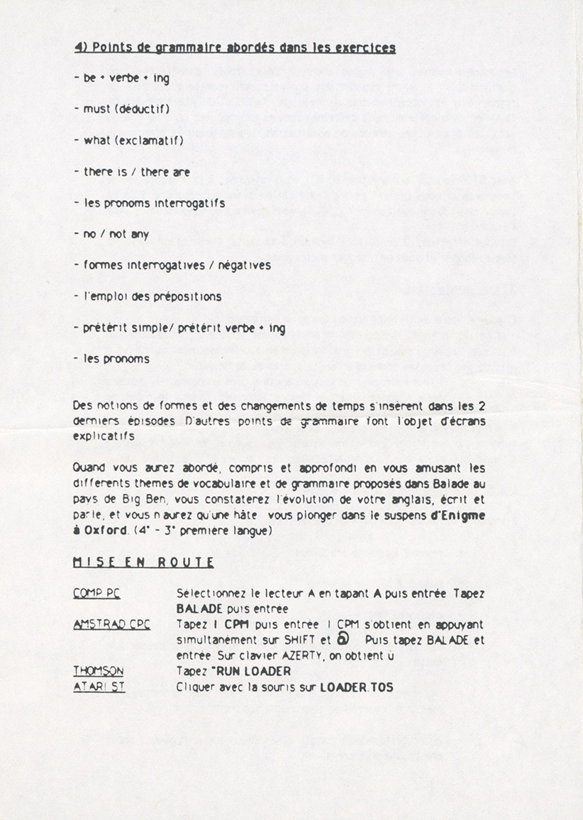 Instructions page 4