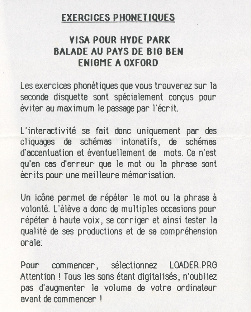 Instructions page 5