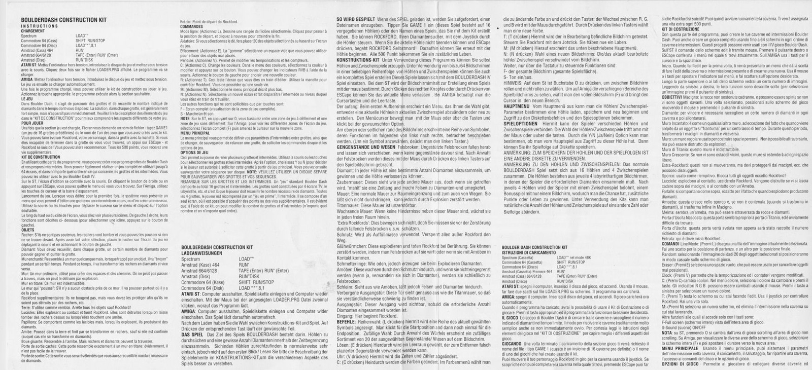 Instructions page 1