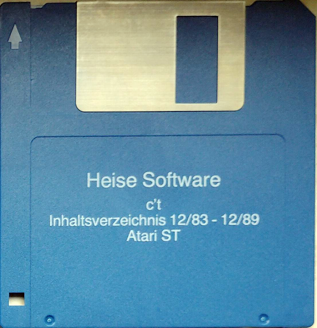 c't Inhaltsverzeichnis 12/83 - 12/89 — Disk
