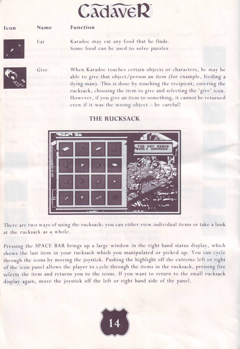 Instructions page 18