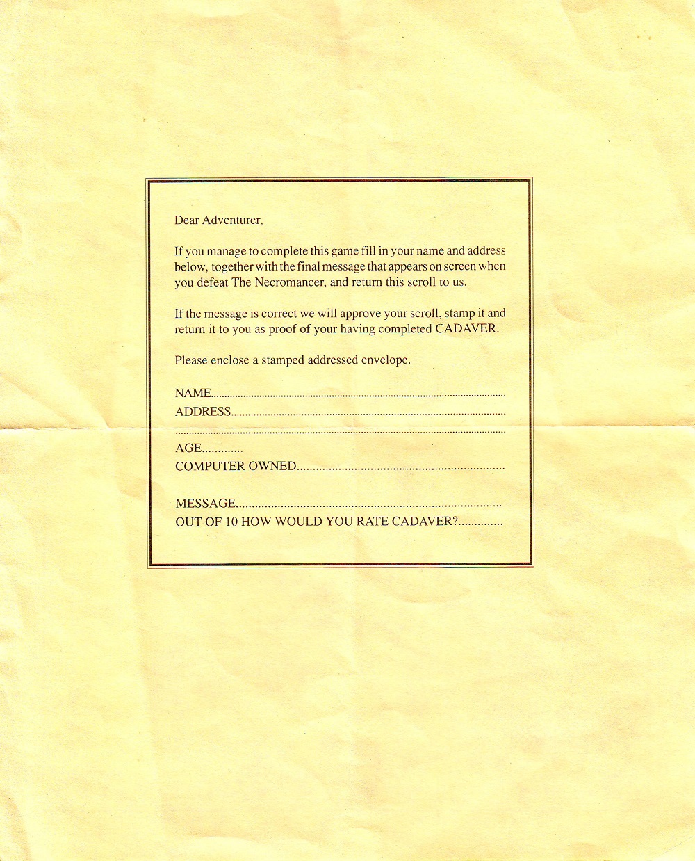 Instructions page 28