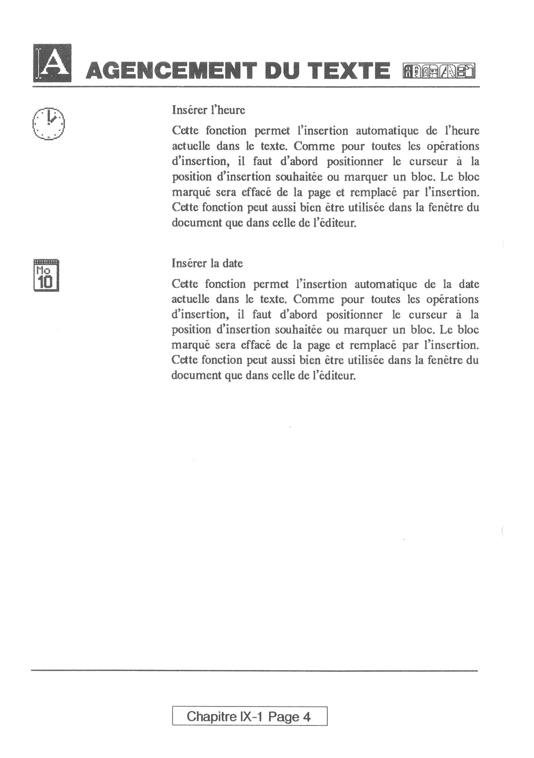 Instructions page 138