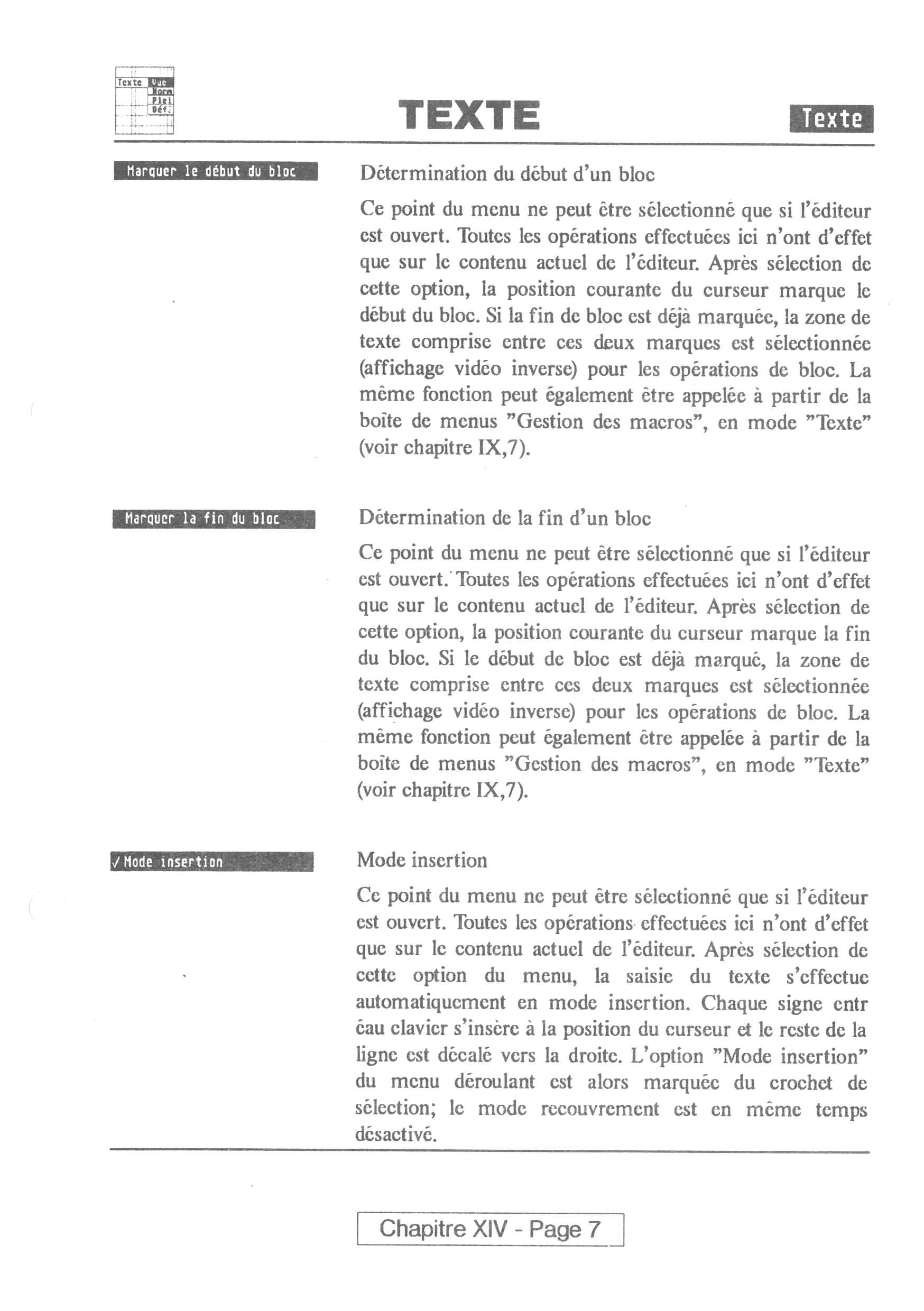 Instructions page 259
