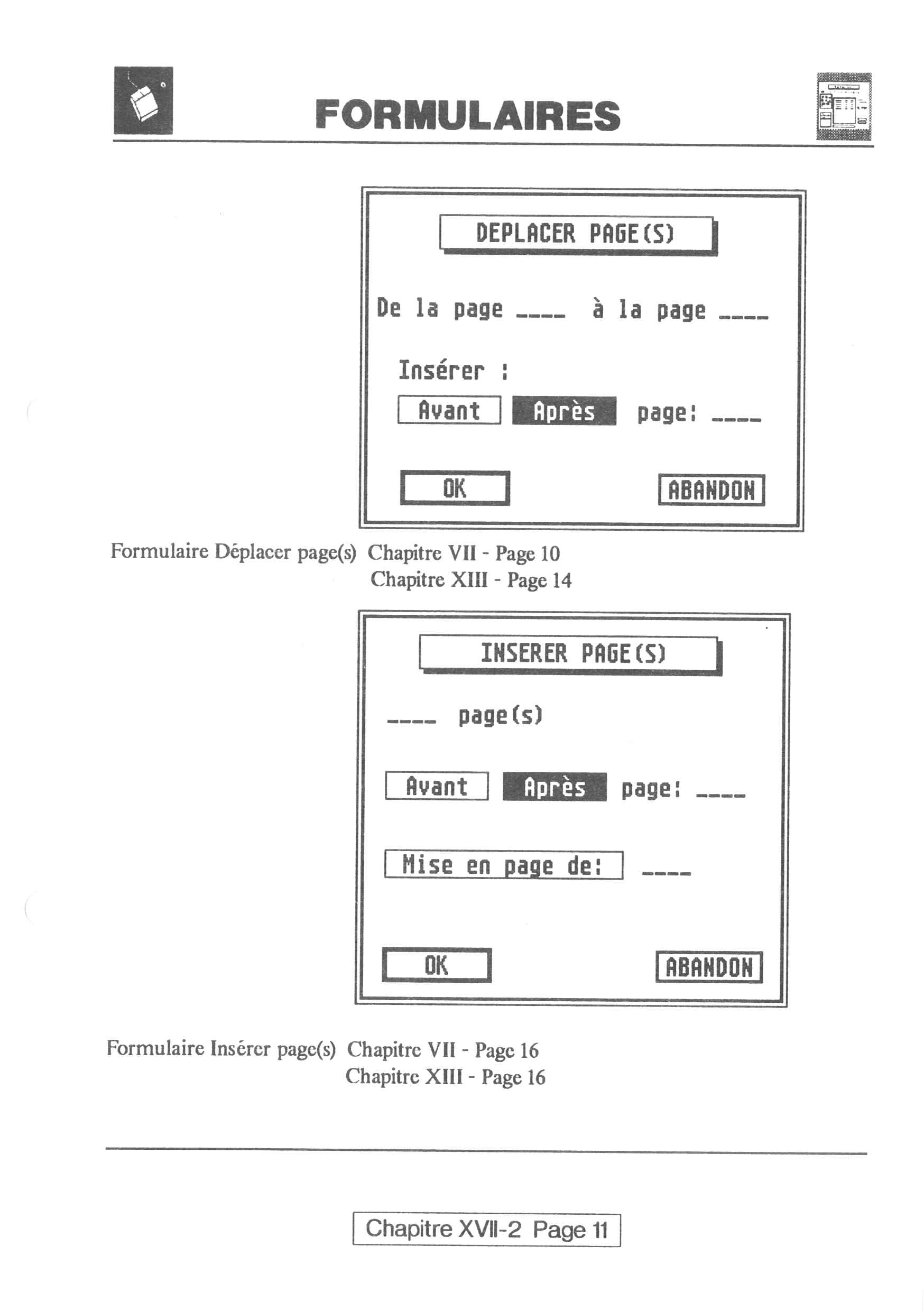 Instructions page 293