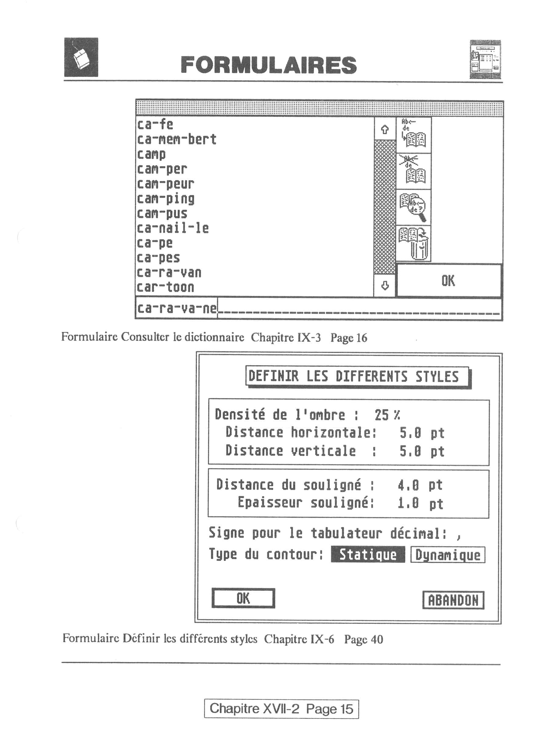 Instructions page 297
