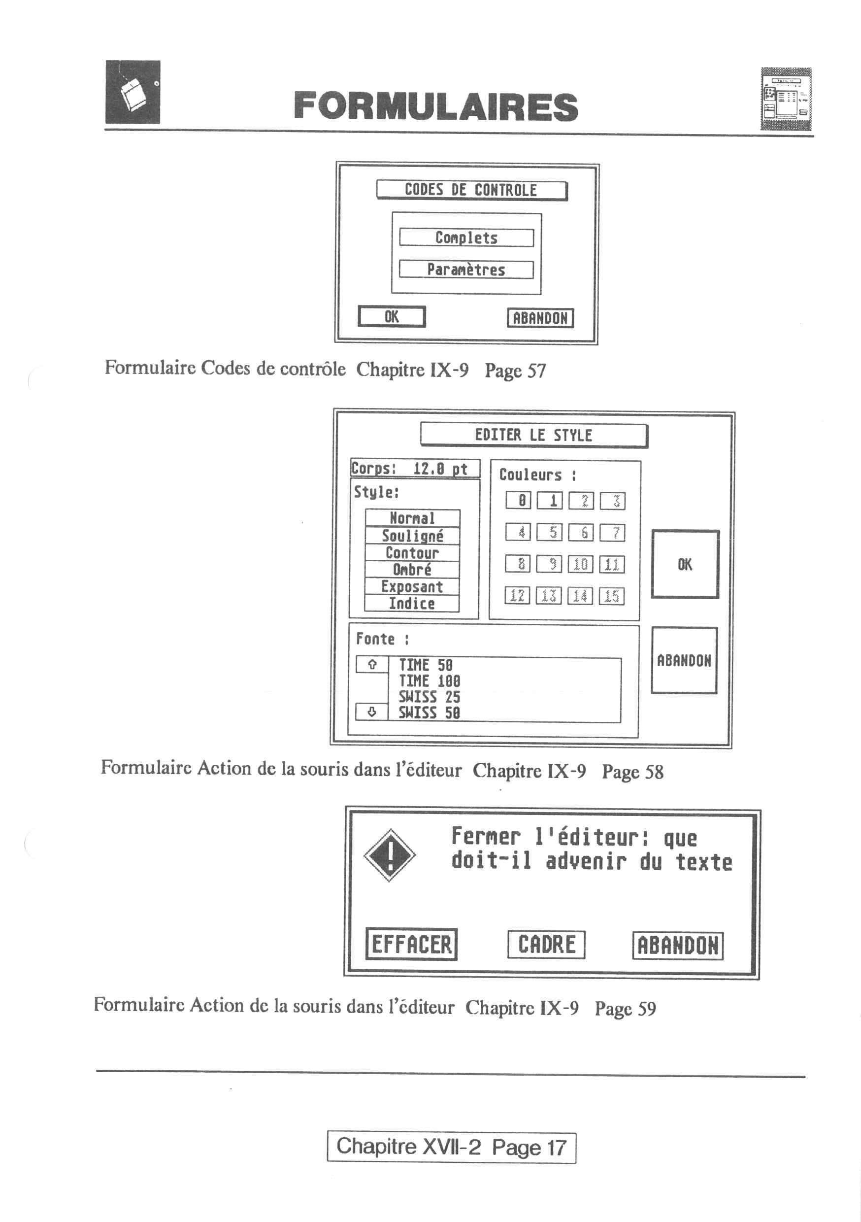 Instructions page 299