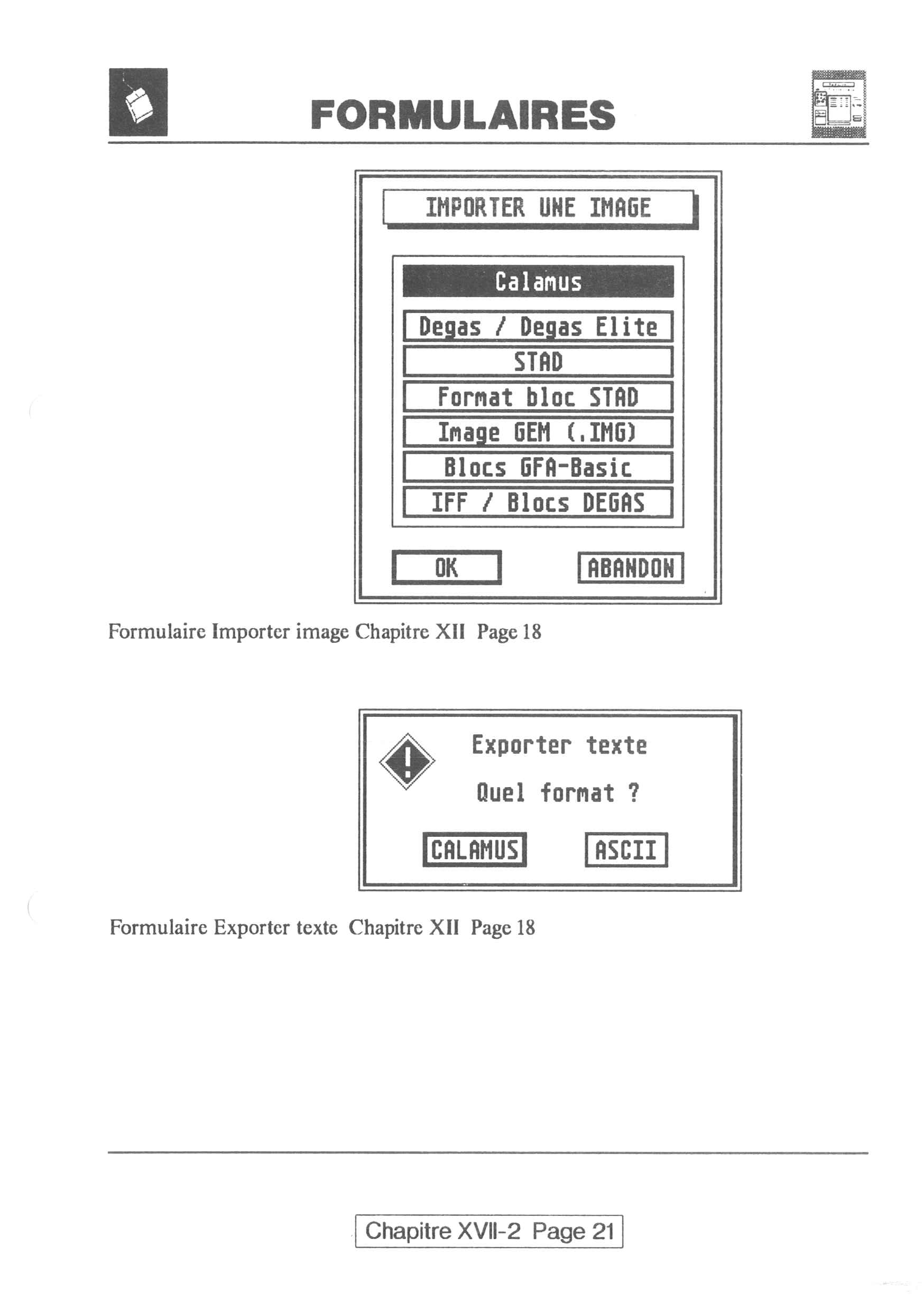 Instructions page 303